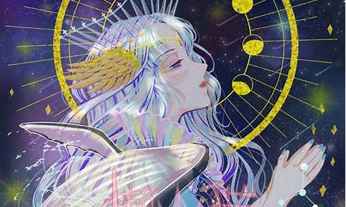 十二星座双鱼座女生简笔画_12星座双鱼座卡通少女简笔画