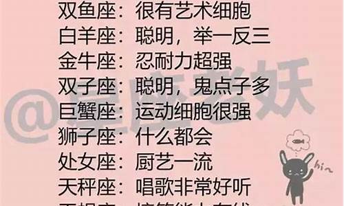 12星座长大后能考什么大学_十二星座长大后会考什么大学